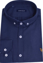 Load image into Gallery viewer, Tom Penn 330 Navy Oxford Shirt