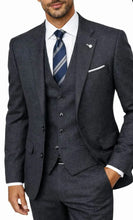 Load image into Gallery viewer, White Label Charcoal Tweed Suit