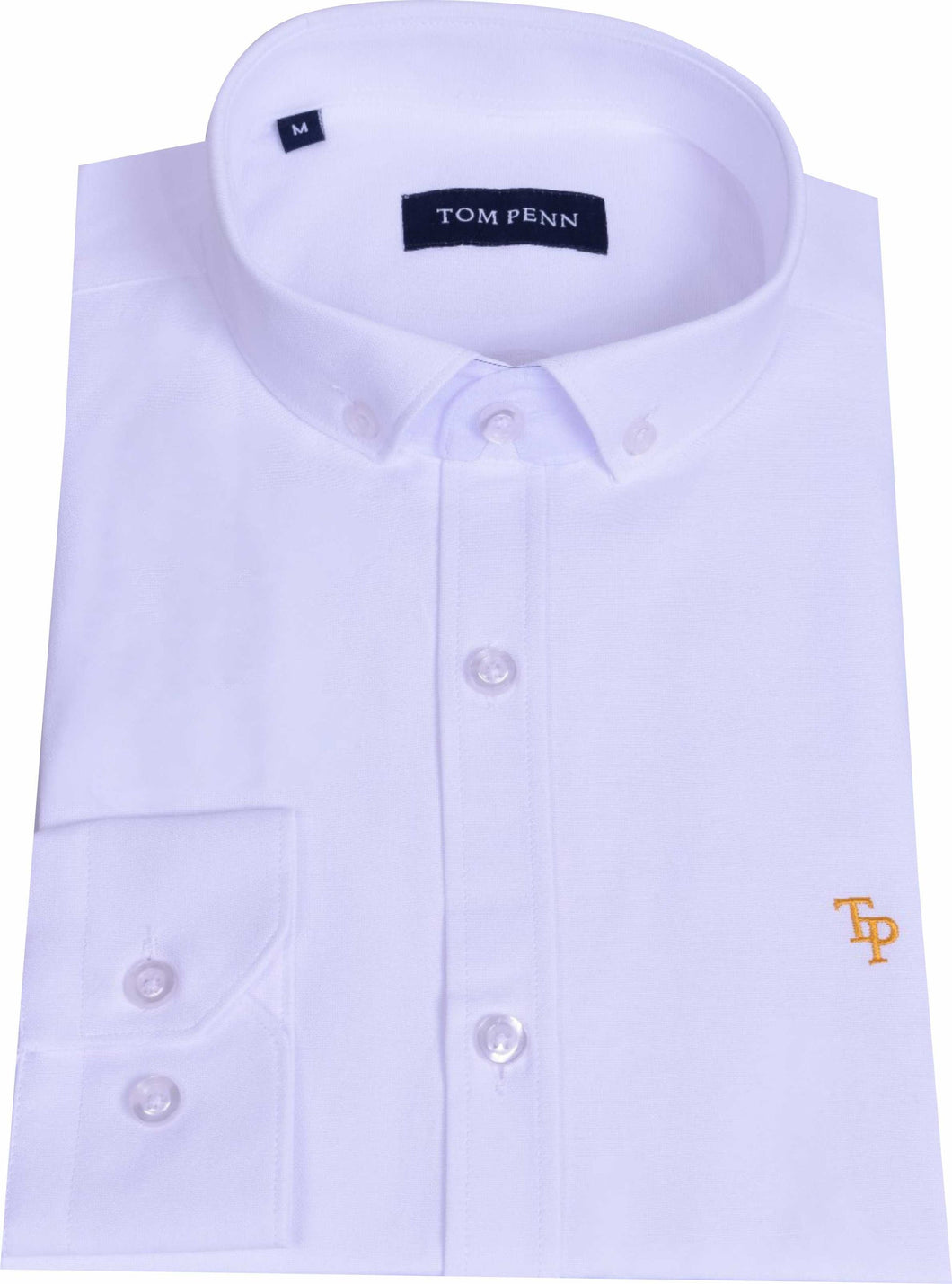 Tom Penn 330 White Oxford Shirt