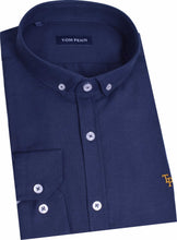 Load image into Gallery viewer, Tom Penn 330 Navy Oxford Shirt
