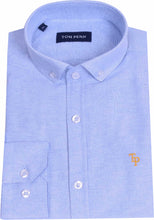 Load image into Gallery viewer, Tom Penn 330 Blue Oxford Shirt
