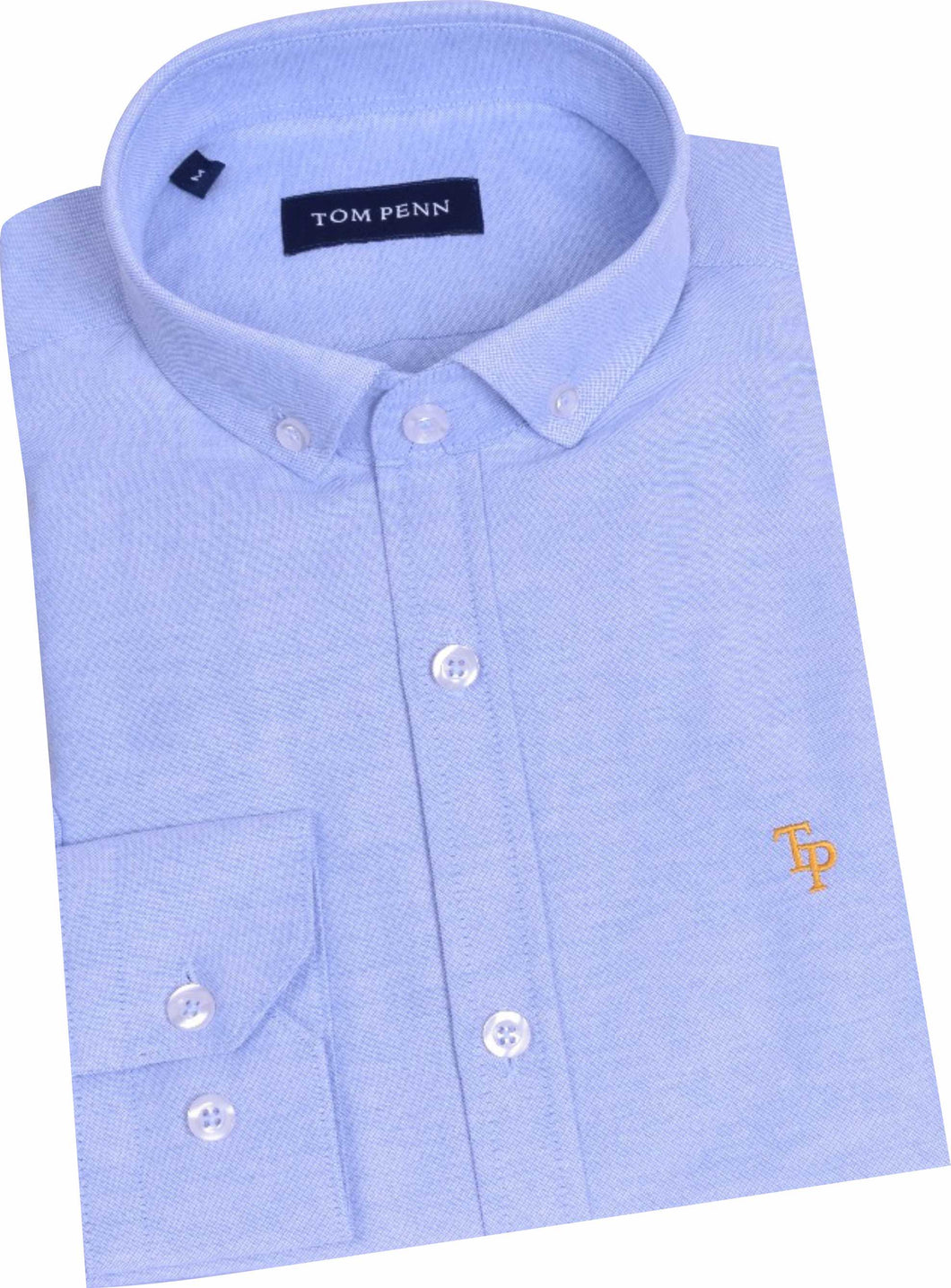 Tom Penn 330 Blue Oxford Shirt