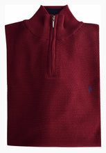 Load image into Gallery viewer, Tom Penn Waffle Half Zip Knit
