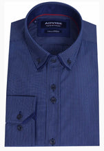 Load image into Gallery viewer, Advise Pinstripe Double Collar Shirt
