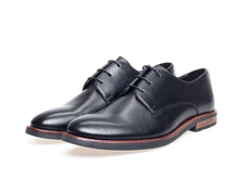 Load image into Gallery viewer, John White &quot;Rogues&quot; Carter Black Derby Shoes
