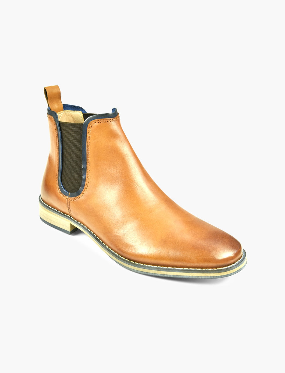 Front Tan Leather Dealer Boot